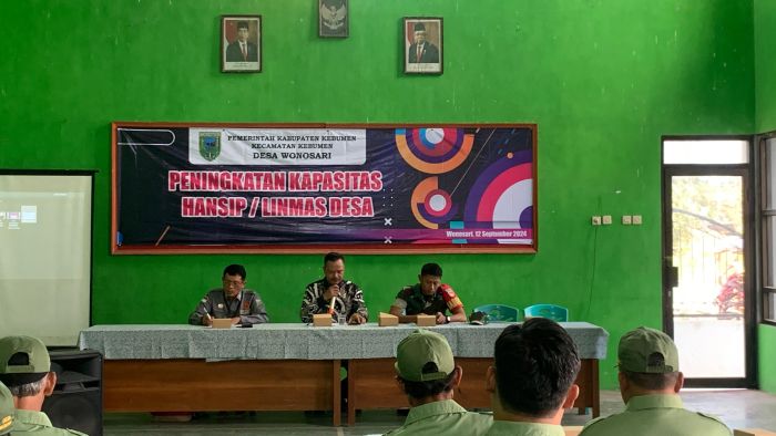 Meningkatkan Kapasitas Hansip/Linmas Desa Wonosari, Siap Mengamankan Pilkada Jawa Tengah dan Kebumen