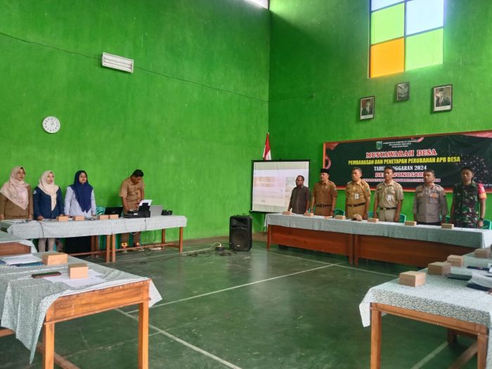 Transparansi Anggaran: Desa Wonosari Gelar Musyawarah Penetapan Perubahan APBDes 2024 01