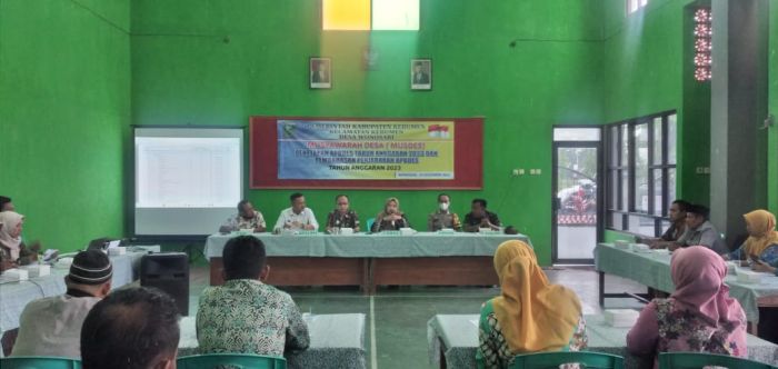 Musdes Penetapan APBDesTahun  Anggaran 2023 Dan Pembahasan Penjabaran APBDes 